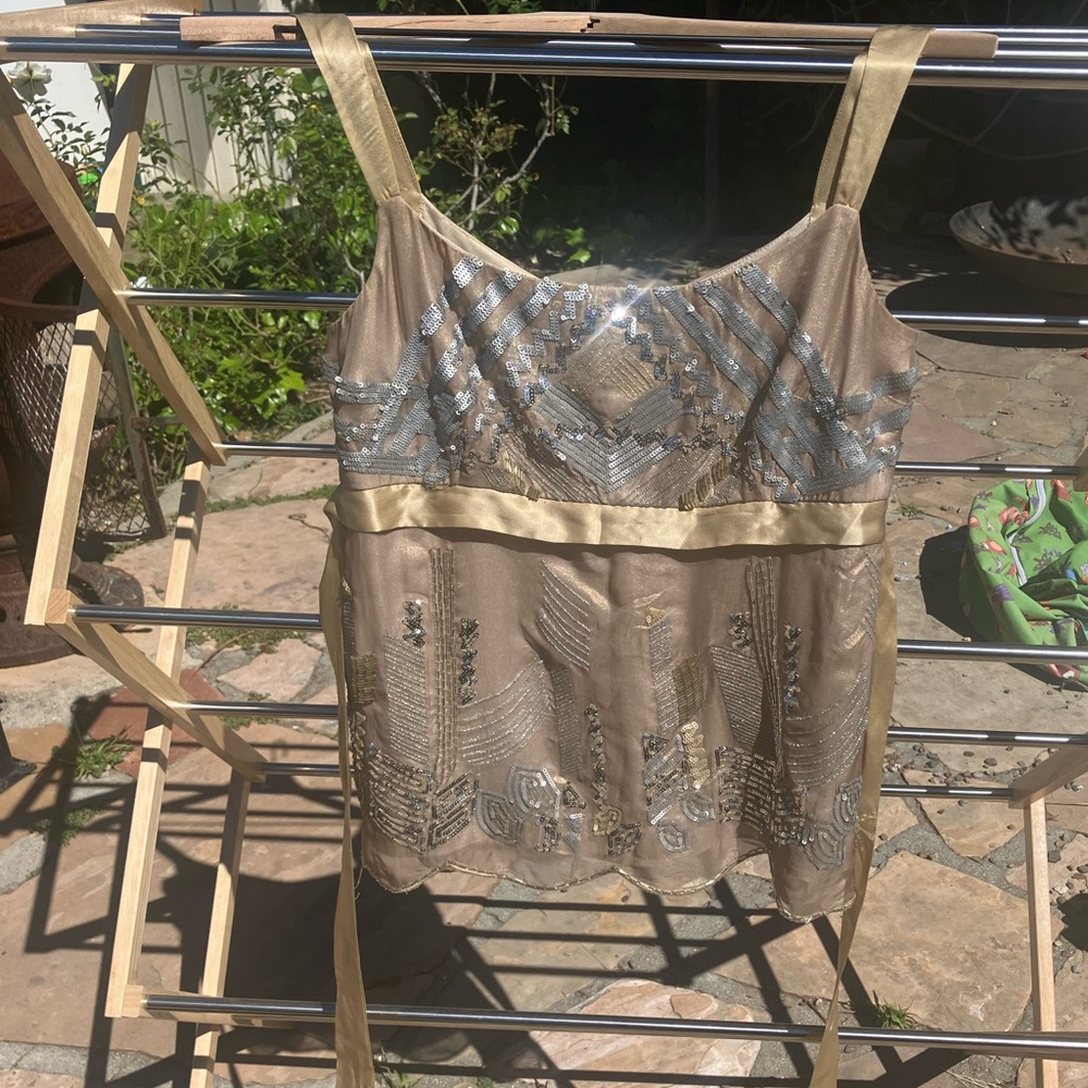 Monsoon sequin party top